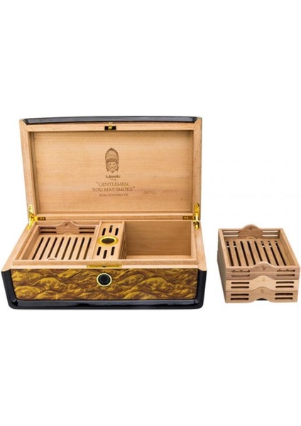 Special Edt. Carbonfiber Parmakizi Humidor Puro Kutusu 80's