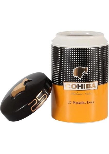 Piramides 25.ani Jar Humidor Puro Kutusu Kavanoz 15's