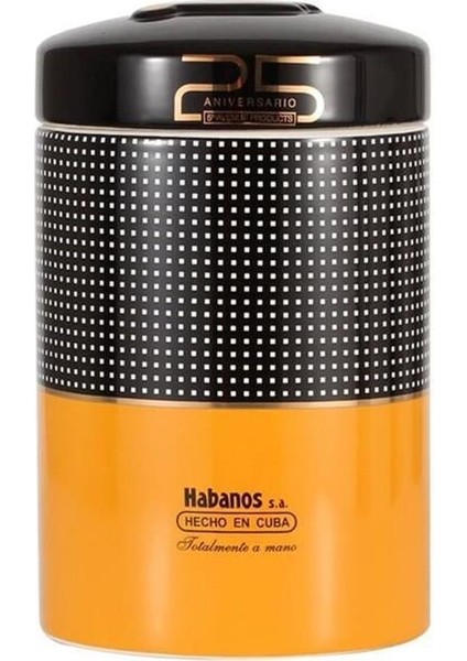 Piramides 25.ani Jar Humidor Puro Kutusu Kavanoz 15's