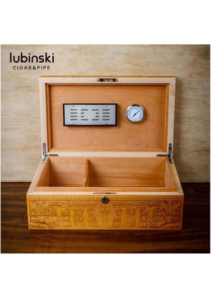 3D Antik Mısır İspanyol Sedir Humidor Puro Kutusu 40s fiyatları