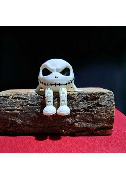 Sevimli Hareketli Beyaz Jack Skellington Araba Süsü Torpido Süsü Oyuncak fiyatları