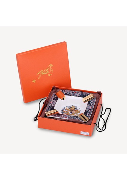 Elegant Chinese Dragon Büyük Boy 2li Puro Küllüğü Desenli Gold fırsatları