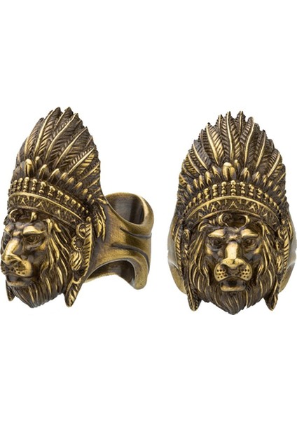 Kızılderili Bakır Puro Sehpası Yüzük Bakır