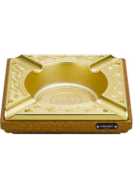 Metal Ahşap Puro Küllüğü Gold 4lü fiyatları
