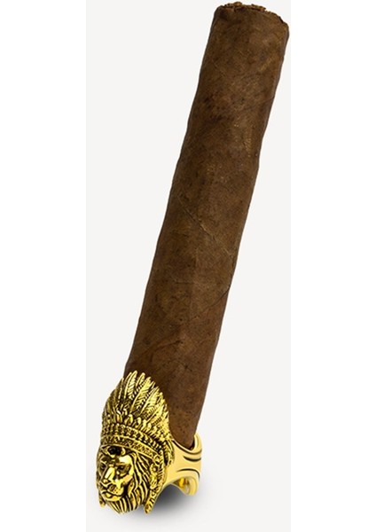 Kızılderili Bakır Puro Sehpası Yüzük Gold modelleri