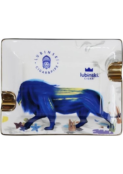 Blue Lion Seramik Puro Küllüğü Beyaz/gold 2li