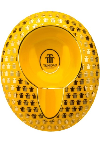 Trinidad Tekli Oval Seramik Puro Küllüğü Sarı