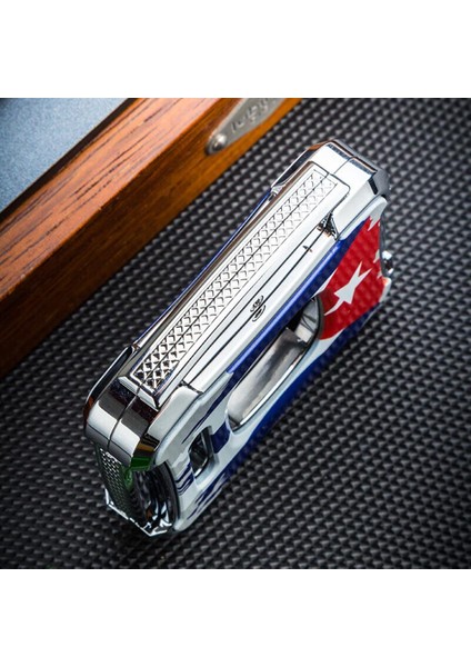 Cuba Flag Kılıflı Kare Puro Kesici (60RING) indirimleri