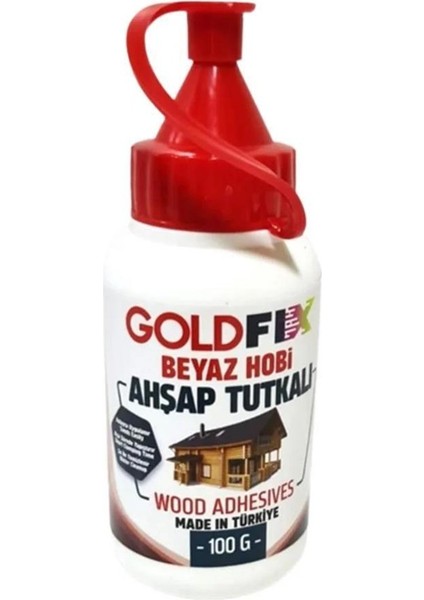 Goldfıx Beyaz Hobi Ahşap Tutkalı 100 gr Minik Yerli Üretim 1 Adet
