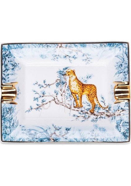 Leopard Porselen Puro Küllüğü Gold 2li