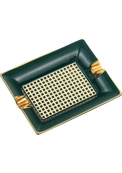 Dama Porselen Puro Küllüğü Yeşil/gold Tekli