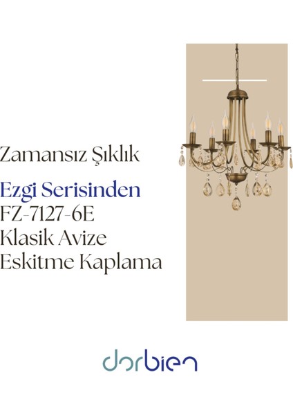 FZ-7127-6E Eskitme Kaplama Modern Avize
