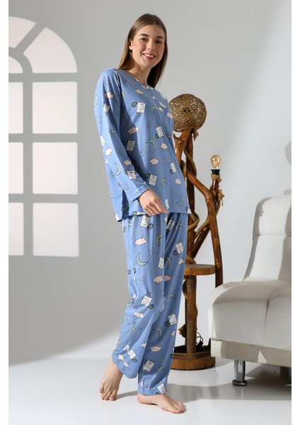 shop Patlı Uzun Kol Pijama Takımı