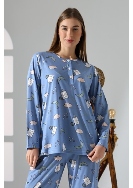 shop Patlı Uzun Kol Pijama Takımı