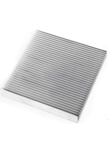 9cm x 9cm x 1.5cm Alüminyum Metal Soğutucu Blok Radyatör Amfi LED Entegre Transistor VGA Ram Memory Cpu Gpu Peltier Isı Düşürücü 34 Kanatlı