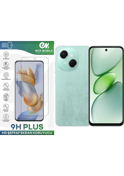 Tecno Spark Go 1 Ekran Koruyucu Esnek Nano Cam Tam Uyumlu Şeffaf