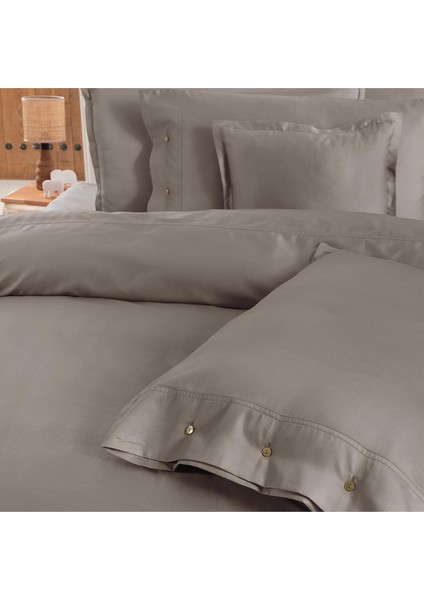 Monochrome Mocha %100 Pamuk Saten ''300 Tc" Nevresim Takımı Tk V7