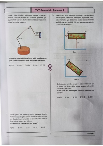 Bi Dene Tyt Geometri Denemeleri