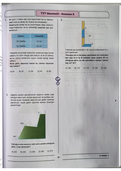 Bi Dene Tyt Geometri Denemeleri