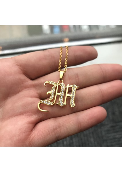 F Sermaye Ilk Kolye Paslanmaz Çelik Takı Kadınlar Için Mektup Kolye Kolye Zincir Gerdanlık Minimalist Sevgililer Günü Bijoux Hediye (Yurt Dışından) modelleri