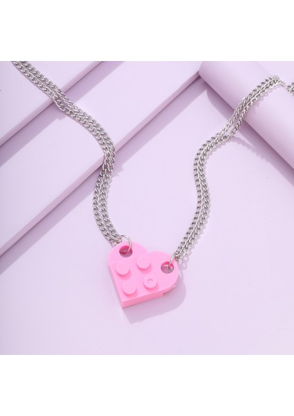 Siyah Kayıp Bayan Ute Kalp Kolye Tuğla Kolye Çift Kız Erkek Elemanları Sevgililer Günü Takı Hediye Dostluk Kolye (Yurt Dışından) fırsatları