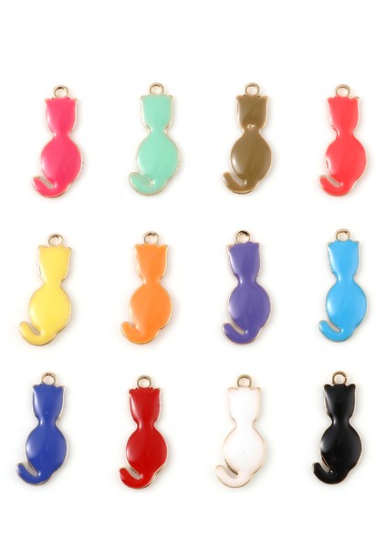 No.5 Boyutu Laat Tarzı Emaye Takılar Kolye Takı Yapımı Için Renkli Hayvan Çift Taraflı Emaye Payetler Pendnat (Yurt Dışından) fırsatları