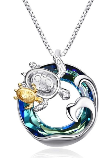 N100253 Düğün Yıldönümü Hediyesi Avrupa ve Amerika Moda Yaratıcı Hayvan Kolye Fil Kolye Kolye (Yurt Dışından)