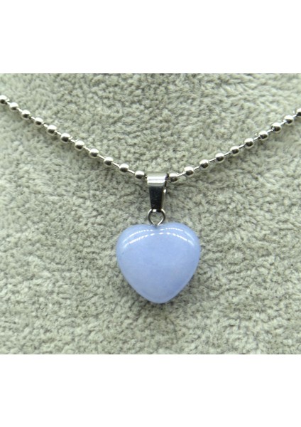 No.30 Doğal Taş Kuvars Kristal Kaplan Gözü Turquoises Opal Takılar Kalp Şeklinde Kolye Diy Takı Yapımı Için Erkek Kadın Kolye (Yurt Dışından)