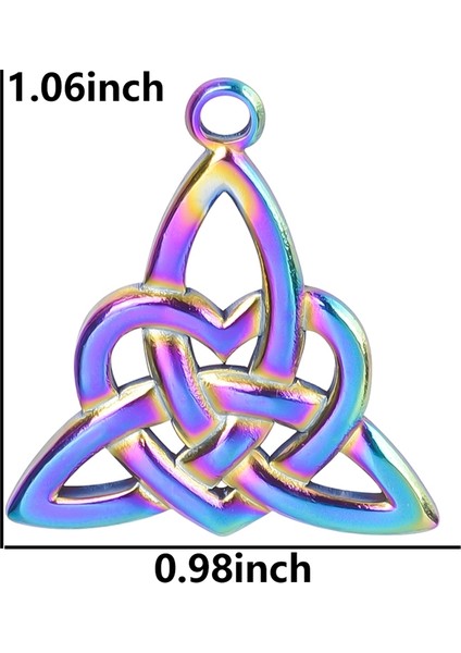 S953-R 9 Adetlot Paslanmaz Çelik Büyücülük Yıldız Pentagram Charms Pentagramı Kolye Takı Yapımı Için Kolye Küpe Toplu (Yurt Dışından)