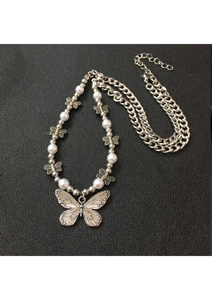 No.7 Boyutu Gotik Kelebek Kolye Kolye Kadın Erkek Gerdanlık Estetik Grunge Zincir Aksesuarları Igırl Indie Yaka Takı Arkadaş Hediye (Yurt Dışından) fiyatları