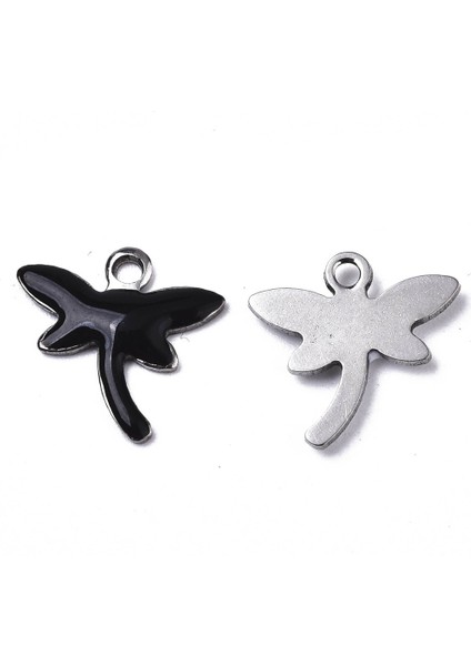 14,5X11,5X2 mm Paslanmaz Çelik Emaye Yıldız Kalp Charms Kolye Bilezik Kolye Takı Yapımı Dıy Dekor Aksesuarları Mix Renk (Yurt Dışından) indirimleri