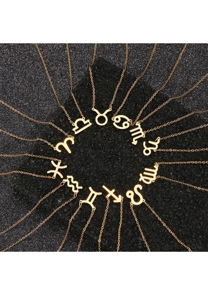 Altın Tarzı Kanser Paslanmaz Çelik Zodyak Kolyeonstellation Kolye Cz Astroloji Astroloji Zodyak Yıldız Doğum Günü Hediyeleri Kadınlar Için Kız (Yurt Dışından) modelleri