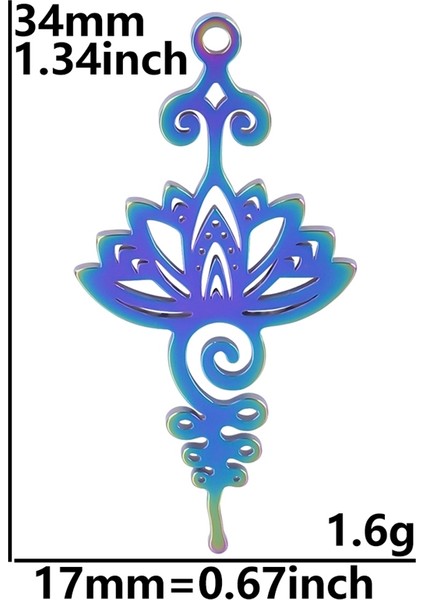 S798-R 9 Adetlot Paslanmaz Çelik Büyücülük Yıldız Pentagram Charms Pentagramı Kolye Takı Yapımı Için Kolye Küpe Toplu (Yurt Dışından)
