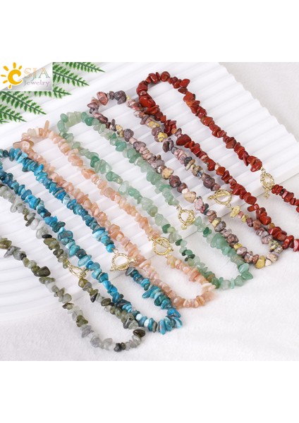 Prehnit Bohemia Kristal Boncuk Gerdanlık Kolye Kadınlar Için Şifa Naural Ton Güneş Taşı Sitrin Boyun Kolye Ot Toka Zincir H153 (Yurt Dışından) fiyatları