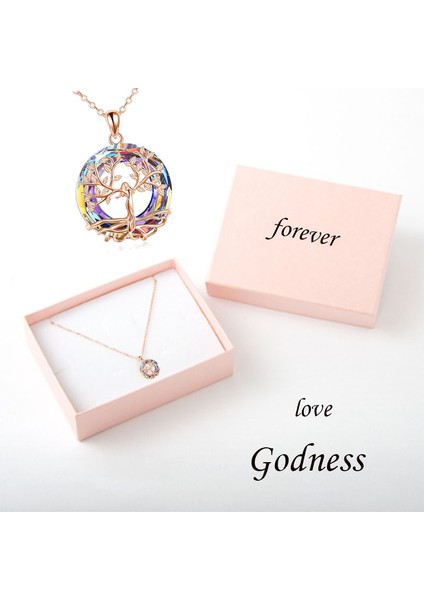 N100396 Yeni Moda Hayat Ağacı Kolye Tanrıça Kolye Takı Kişilik Trendi Benzersiz Lotus Ağacı Kadınlar Bayanlar Kız Hediye Için Aile (Yurt Dışından) indirimleri