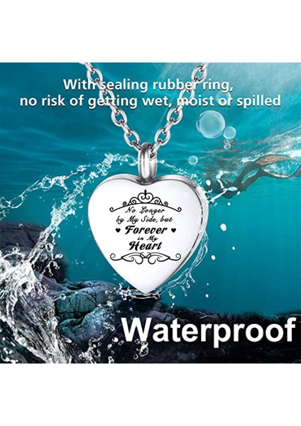 55CM Tarzı Huni Küller Için Kremasyon Takı - Artık Benim Tarafımda Sonsuza Kadar Kalbimde Küller Için Urn Kolye Kolye Anıt Kolye Hatıra (Yurt Dışından) fırsatları