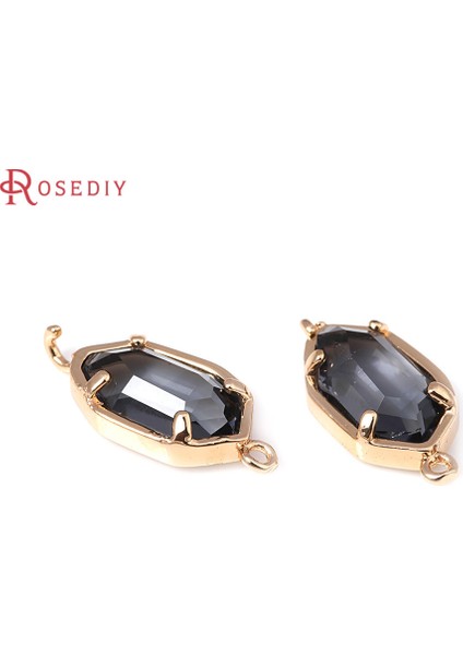 46403-GRI K Altın Rengi Pirinç 2 Delik Poligon Bağlantı Charms Kolye Diy Takı Yapımı Kolye Küpe Aksesuarları Kadınlar Için (Yurt Dışından) modelleri
