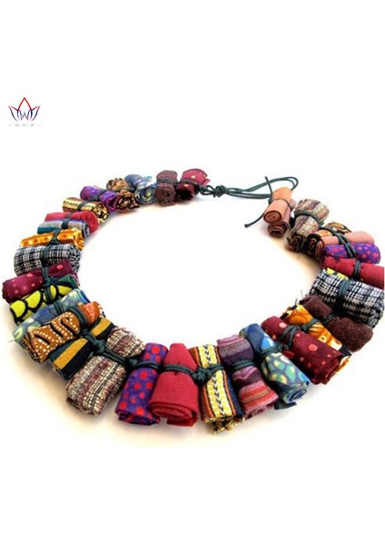 No.1 Boyutu Benzersiz Afrika Kadınlar Takı Saf El Yapımı Bildirimi Kolye Afrika Baskılı Balmumu Kumaş Aksesuarları Kolye WYA30 (Yurt Dışından) modelleri