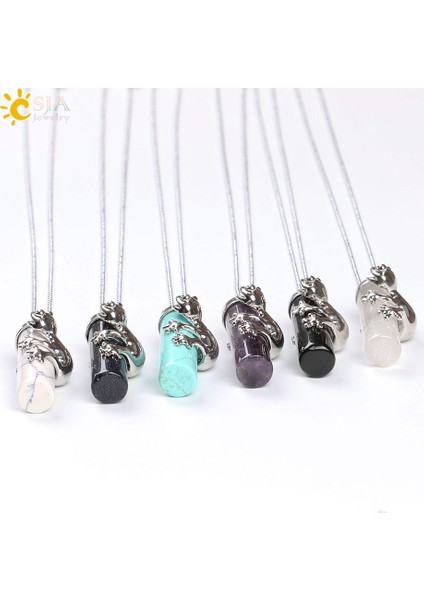 Malakit Csja Moda Pembe Kuvars Taş Güç Bildirimi Kolye Erkek Kadın Mücevheratı Doğal Taş Taş Kolye Güzel Kurbağa Takı E184 (Yurt Dışından) modelleri