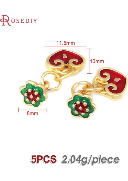 44277-MATALTINRENK 5 Adet Mat Altın Rengi Pirinç Özel Vintage Nepal Tarzı Çan Çiçek Şeker Takılar Kolye Takı Yapımı Malzemeleri Bulgular (Yurt Dışından)