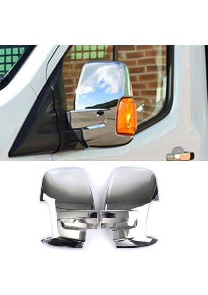 Ford Transit MK8 2014 ve üzeri ABS Krom Ayna Kapağı 2 Parça