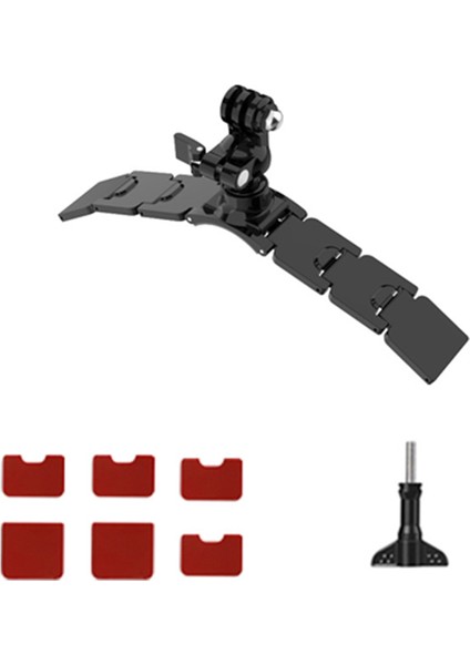 Çene Desteği Motosiklet Kaskı Çene Braketi Spor Kamerası/aynasız Kamera/cep Telefonu/pan Tilt Sabitleyici Için Uygundur (Yurt Dışından)