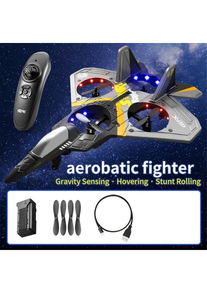 Rc Uzaktan Kumandalı Uçak 2.4g Uzaktan Kumanda Avcı Uçağı Hobi Uçak Planör Uçak Epp Köpük Oyuncaklar Rc Drone Çocuklar Hediye-B (Yurt Dışından)