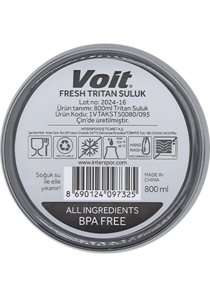 Voıt Fresh Trıtan Suluk 800ML