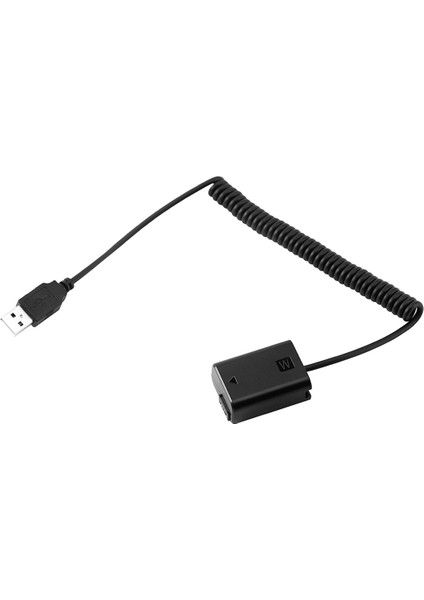 USB Şarj Kablosu NP-FW50 Kukla Pil Bahar Tel Sony A7 A7R A7S A7M A7II A7S2 A7M2 A7R2 A6500 A6300 Dc Çoğaltıcı (Yurt Dışından) modelleri