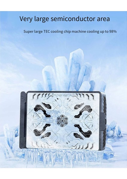 Yeni Evrensel Canlı Kamera Radyatör Yarıiletken Soğutma Soğutma Buz Arka Klips Entegre Soğutma Fanı Sessiz (Yurt Dışından) fırsatları