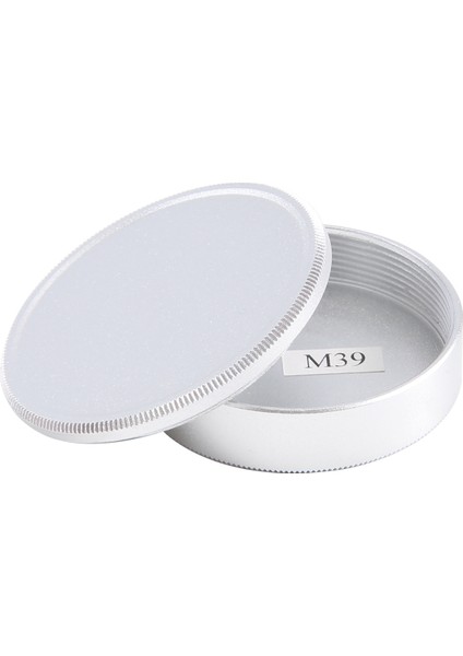 Metal Gövde Kapağı ve Lens Arka Kapağı Seti M39 Ltm Lsm Leica Vida Montajı MCM39S (Gümüş) (Yurt Dışından)