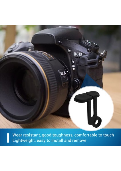 Nikon D800 D800E D810 Flaş Terminali Deri Kılıfı Için 2 Adet Deklanşör Kablosu Kılıfı Deklanşör Kablosu Deri Fiş Kılıfı (Yurt Dışından)