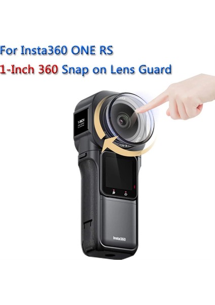INSTA360 One Rs 1 Inç 360 Kamera Koruyucu Lens Çift Lens 360 Mod Için Lens Korumaları (Yurt Dışından)