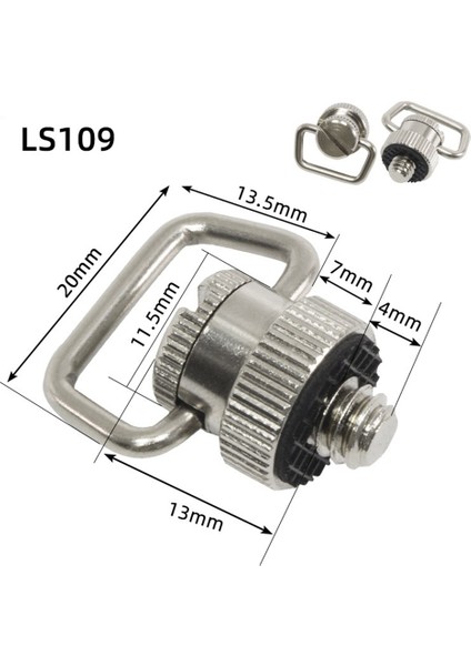 1/4 Inç Kamera Vidası Paslanmaz Çelik Kemer Halkası Başparmak Vidası Tripod Kafası Hızlı Bırakma Plakası Vidası (Yurt Dışından) fırsatları